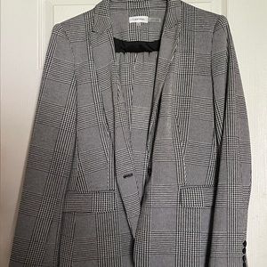 Calvin Klein Pantsuit | Houndstooth | Blazer - 14 | Pants - 16